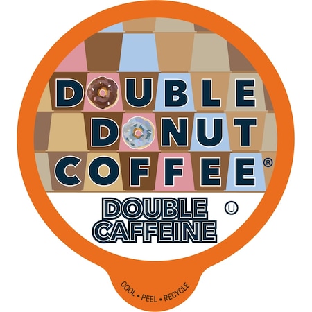 Double Donut Double Donut Double Caffeine Coffee, 24 Ct WM-DDDoubleCaffeine24
